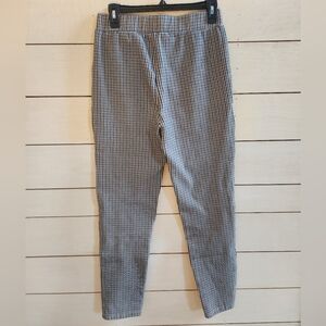 Brown skinny houndstooth pants - large